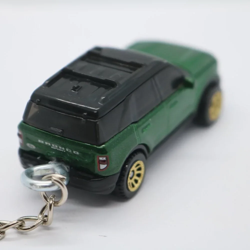 Matchbox green 2022 Bronco Custom keychain 1:64 scale